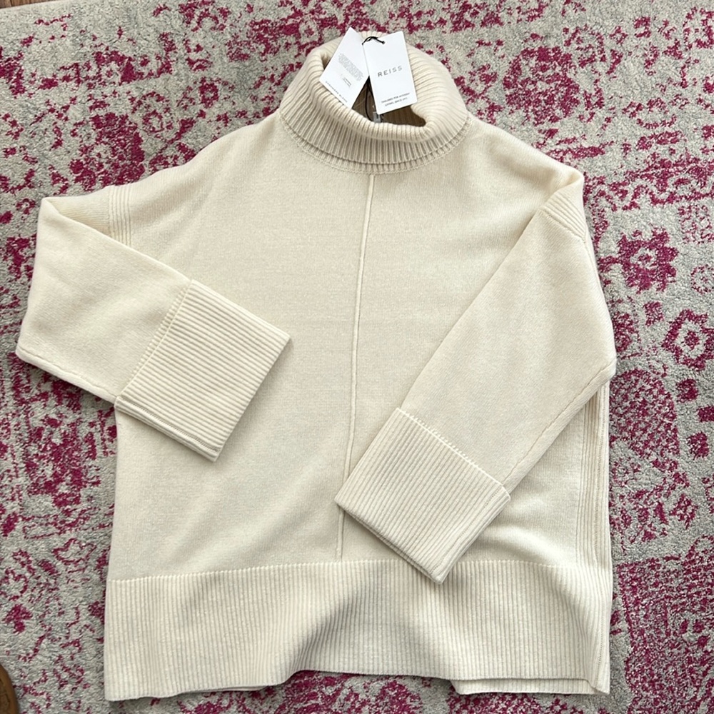 NWT Reiss Cashmere Blend Sweater